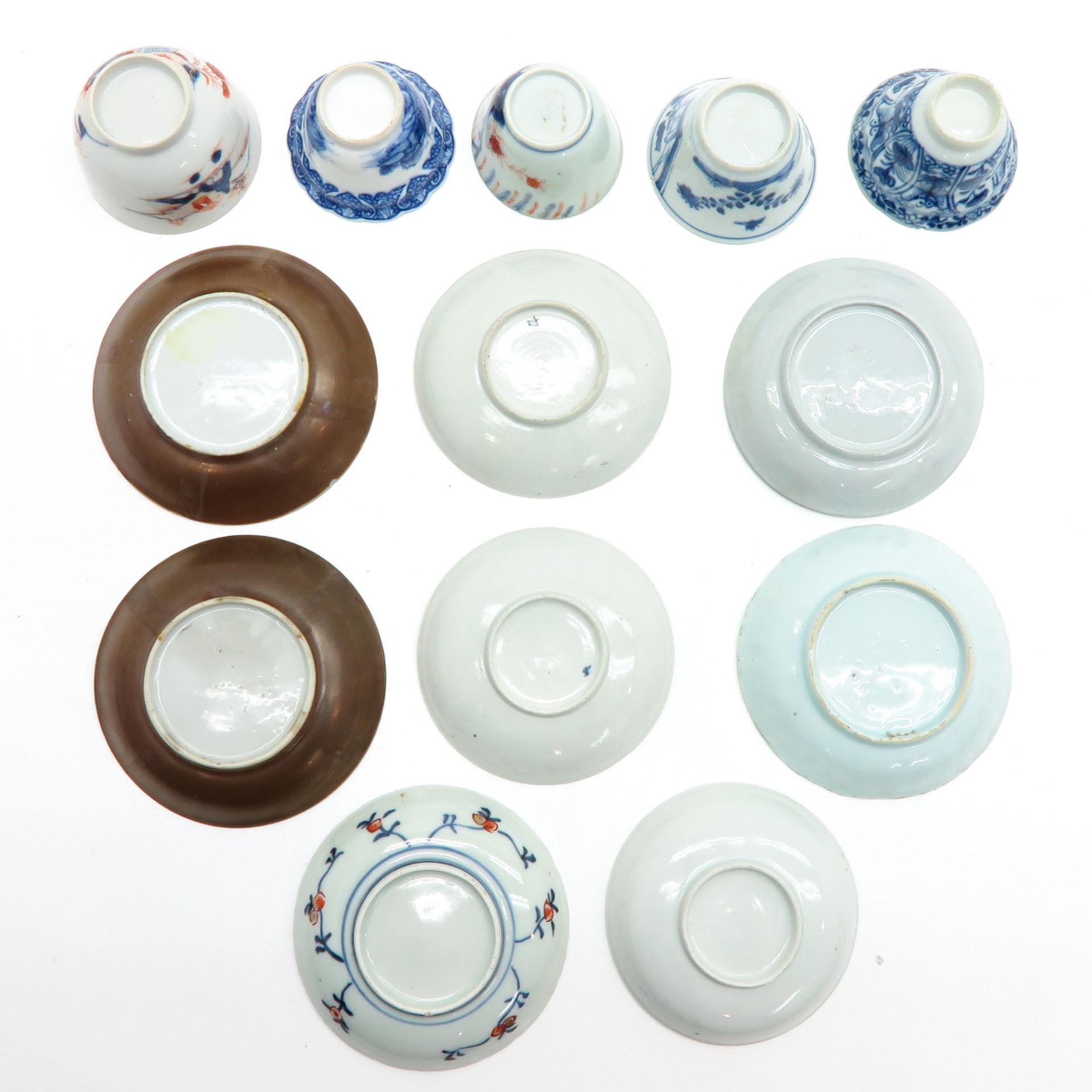 Lot of 13 Cups and Saucers - Bild 6 aus 6