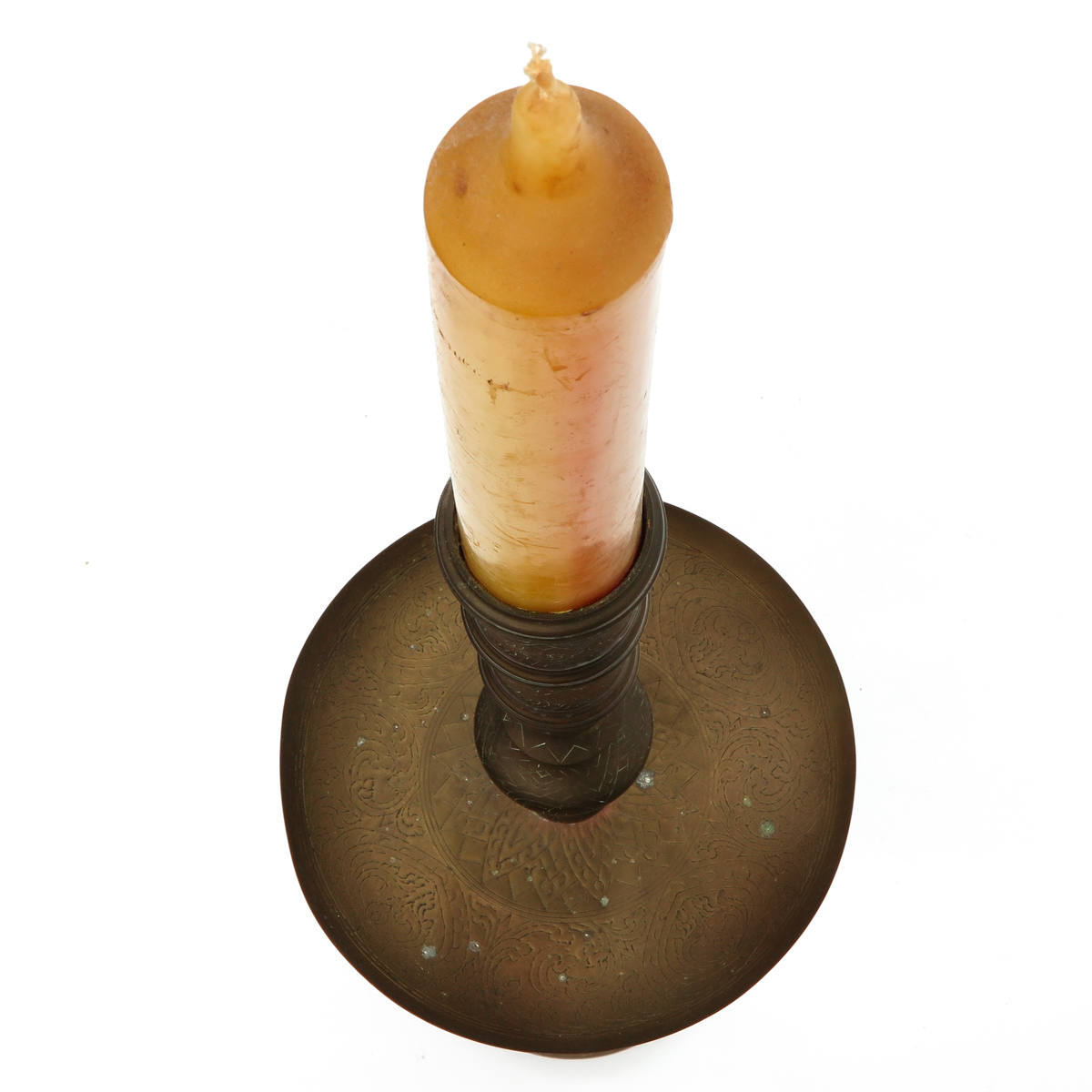 Copper Indonesian Candle Stick - Bild 5 aus 6