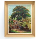 Signed H. Reitberg Indonesian Painting
