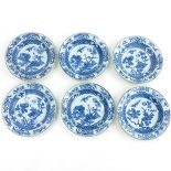 Lot of 6 18th Century China Porcelain Plates