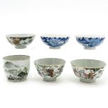 Lot of 6 China Porcelain Bowls