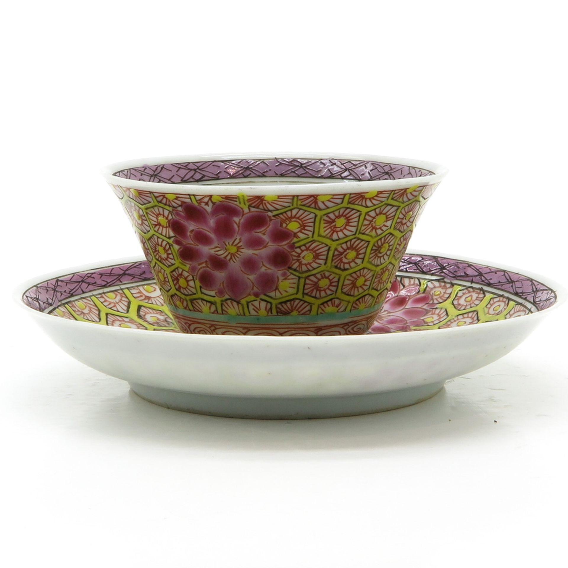 18th Century China Porcelain Cup and Saucer - Bild 4 aus 6