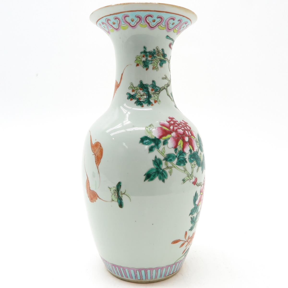 China Porcelain Polychrome Decor Vase - Bild 4 aus 6