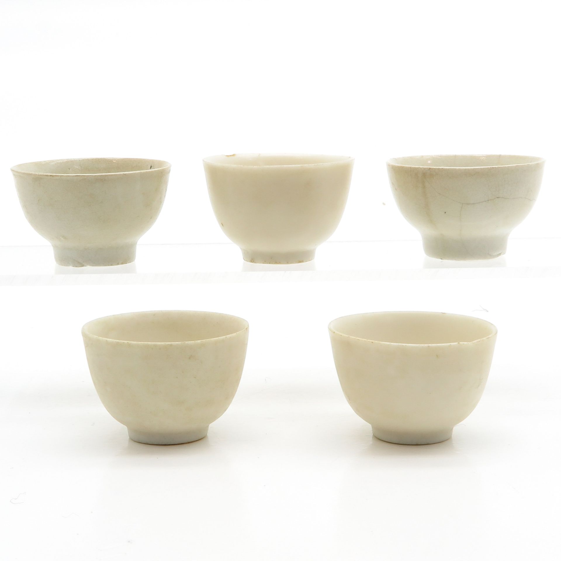 Lot of 5 China Porcelain Cups and Saucers - Bild 2 aus 6