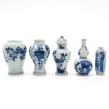 Lot of 5 China Porcelain Miniature Vases