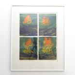 Signed Anja Sonneborn Etching