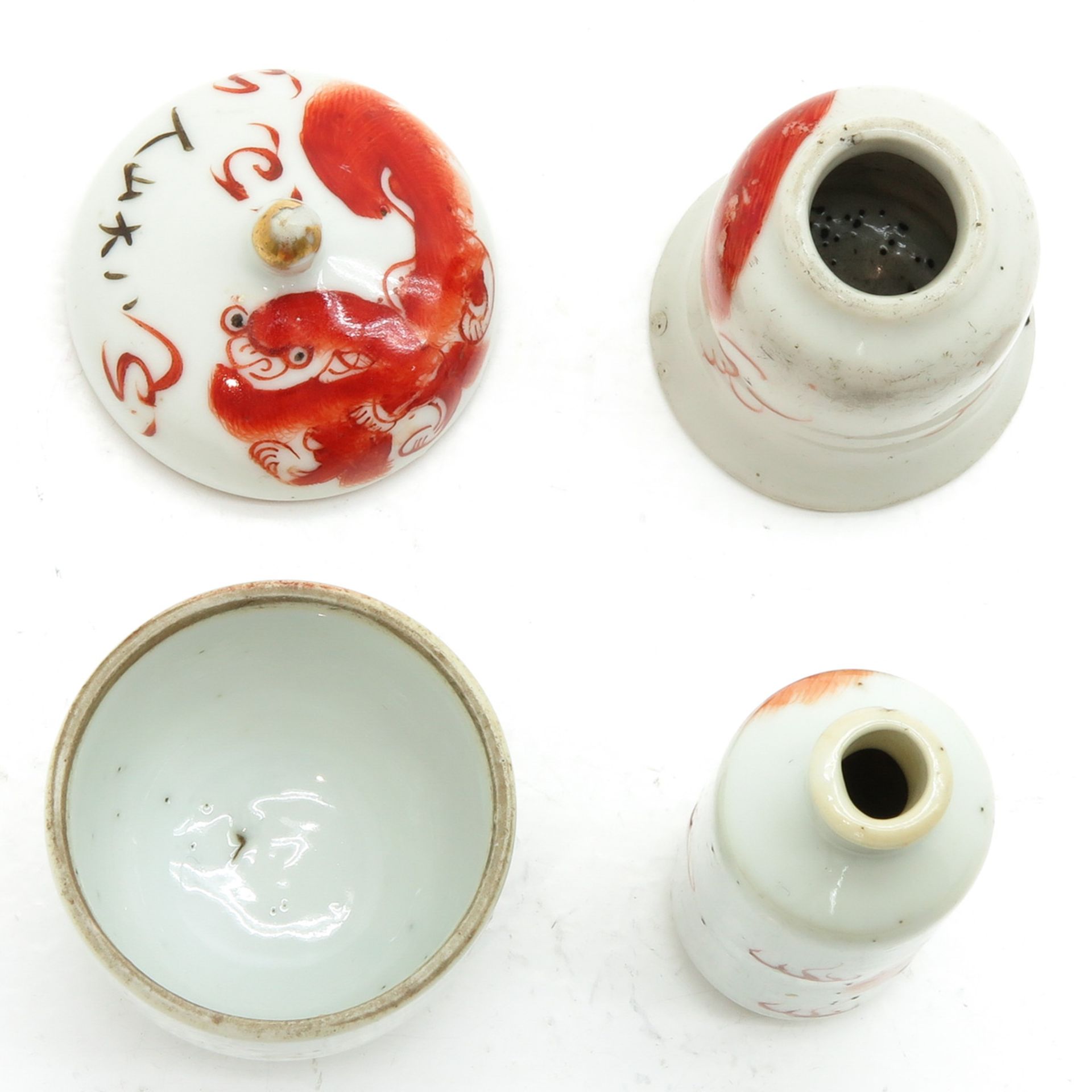 Lot of 3 China Porcelain Miniatures - Bild 5 aus 6