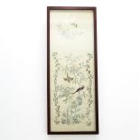 Framed Chinese Silk Textile