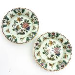 Lot of 2 Delft Plates