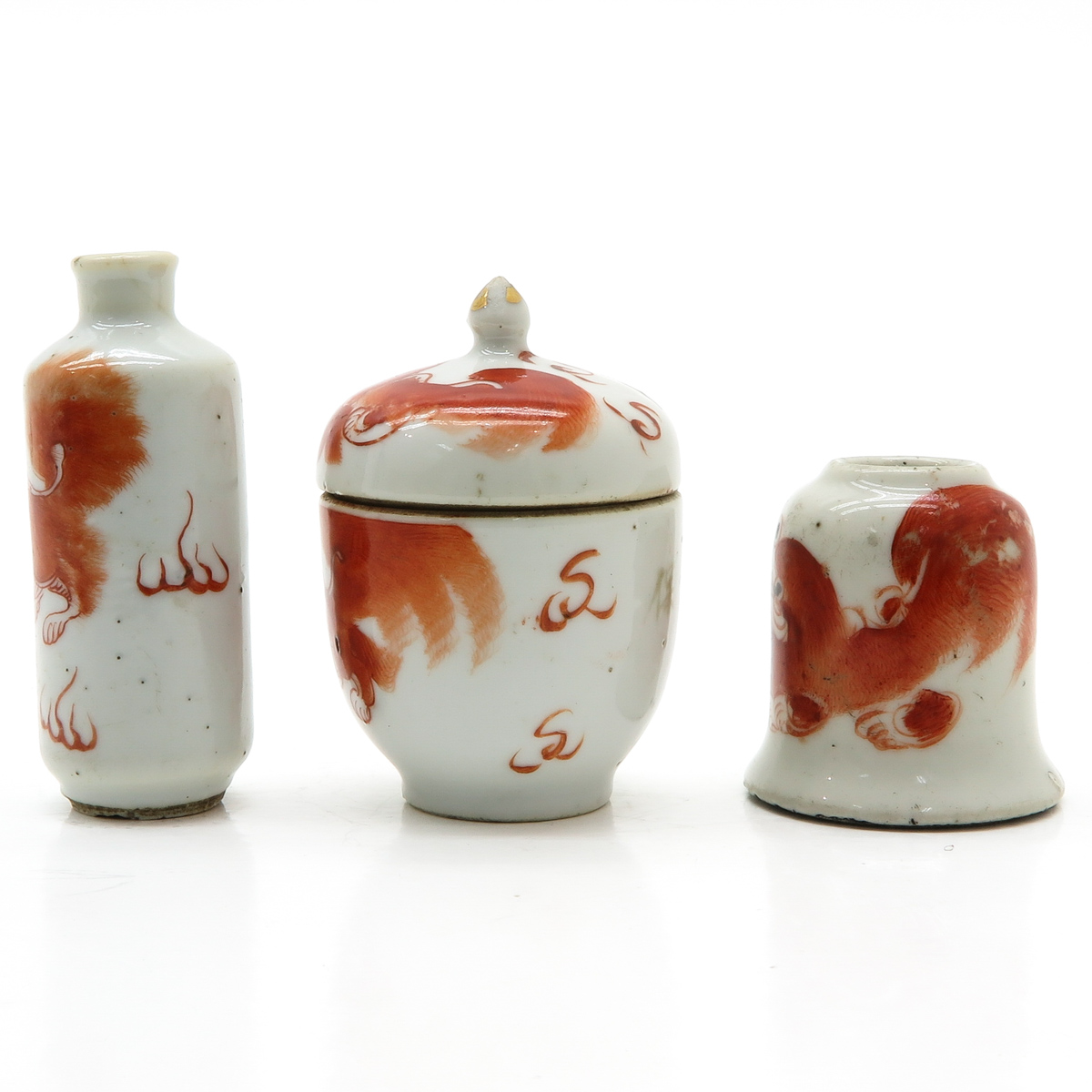 Lot of 3 China Porcelain Miniatures - Image 2 of 6