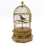 19th Century Musical Bird Cage
