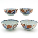 Lot of 4 China Porcelain Imari Decor Bowls