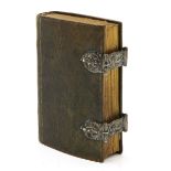 19th Century Dutch Bible with Double Silver Clasp