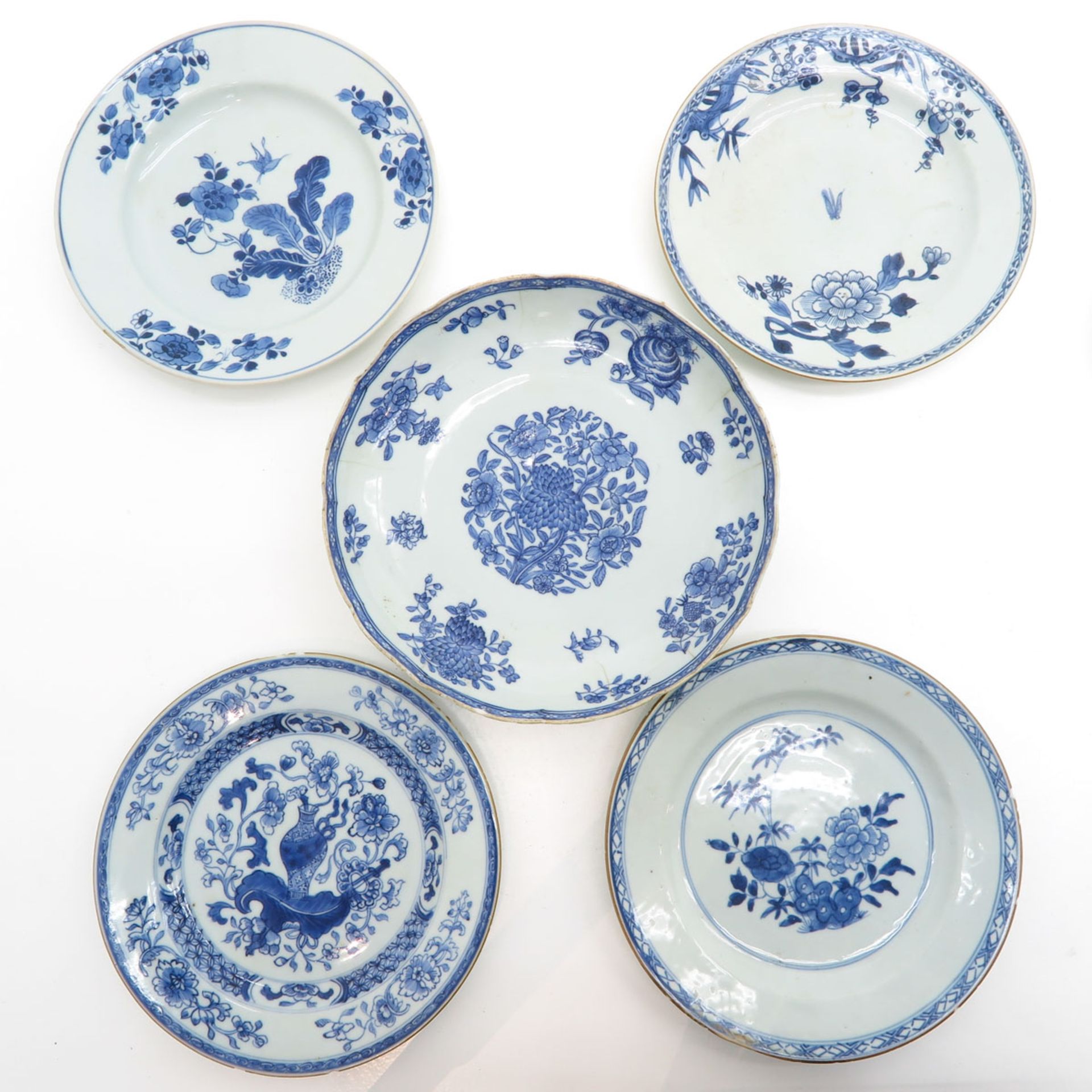 Lot of 16 18th Century China Porcelain Plates - Bild 3 aus 8