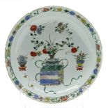 China Porcelain Polychrome Decor Plate