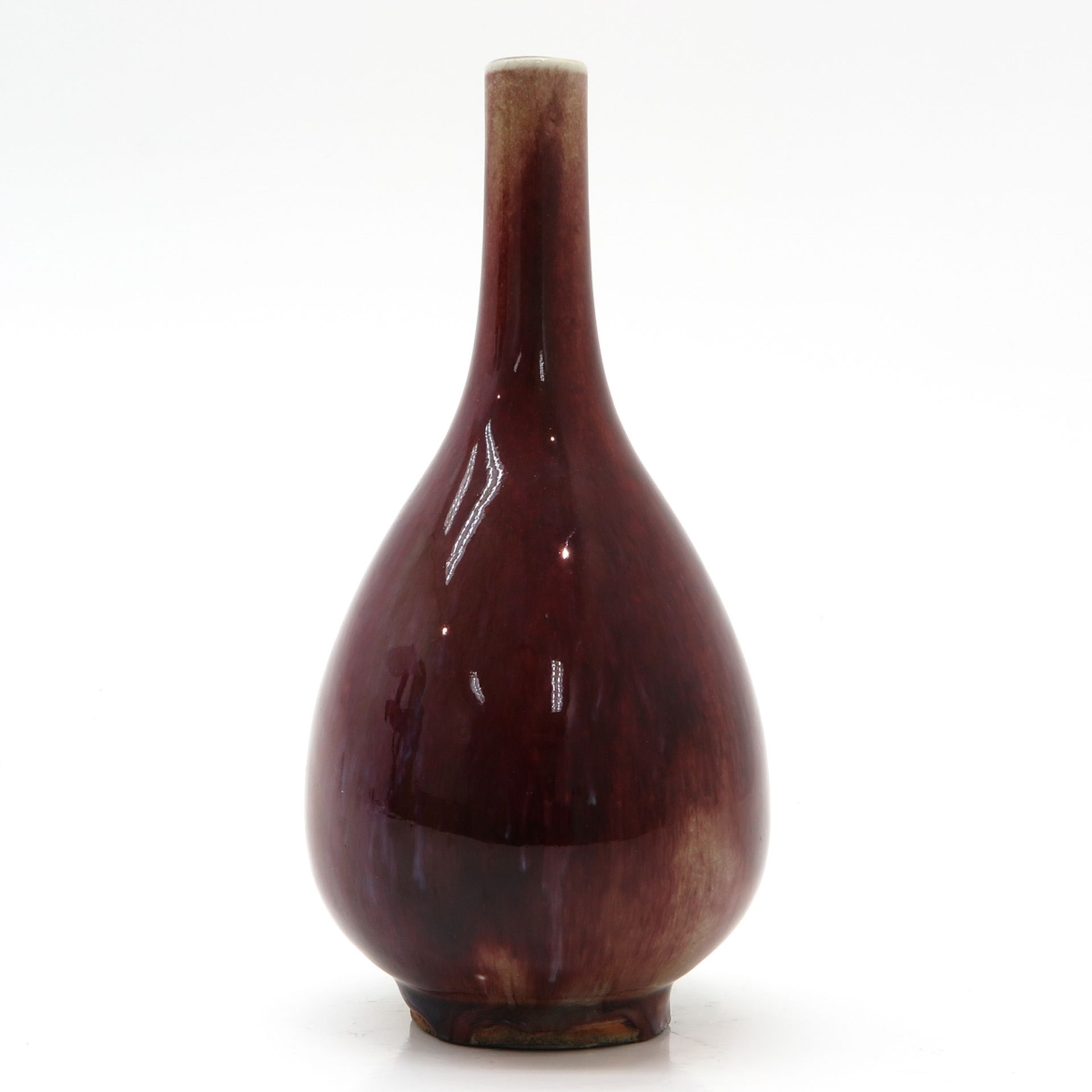 China Porcelain Flambe Decor Bud Vase - Bild 3 aus 6