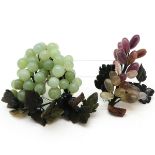 Lot of Decorative Glass Grapes
