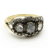 19th Century Ladies Rose Cut Diamond Ring