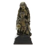 Bronze Sculpture of Madonna and Child