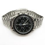 Mens Stainless Omega Speedmaster Watch