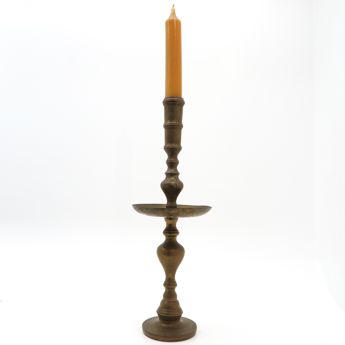 Copper Indonesian Candle Stick - Bild 2 aus 6