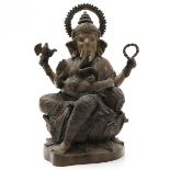 Bronze Ganesha Sculpture