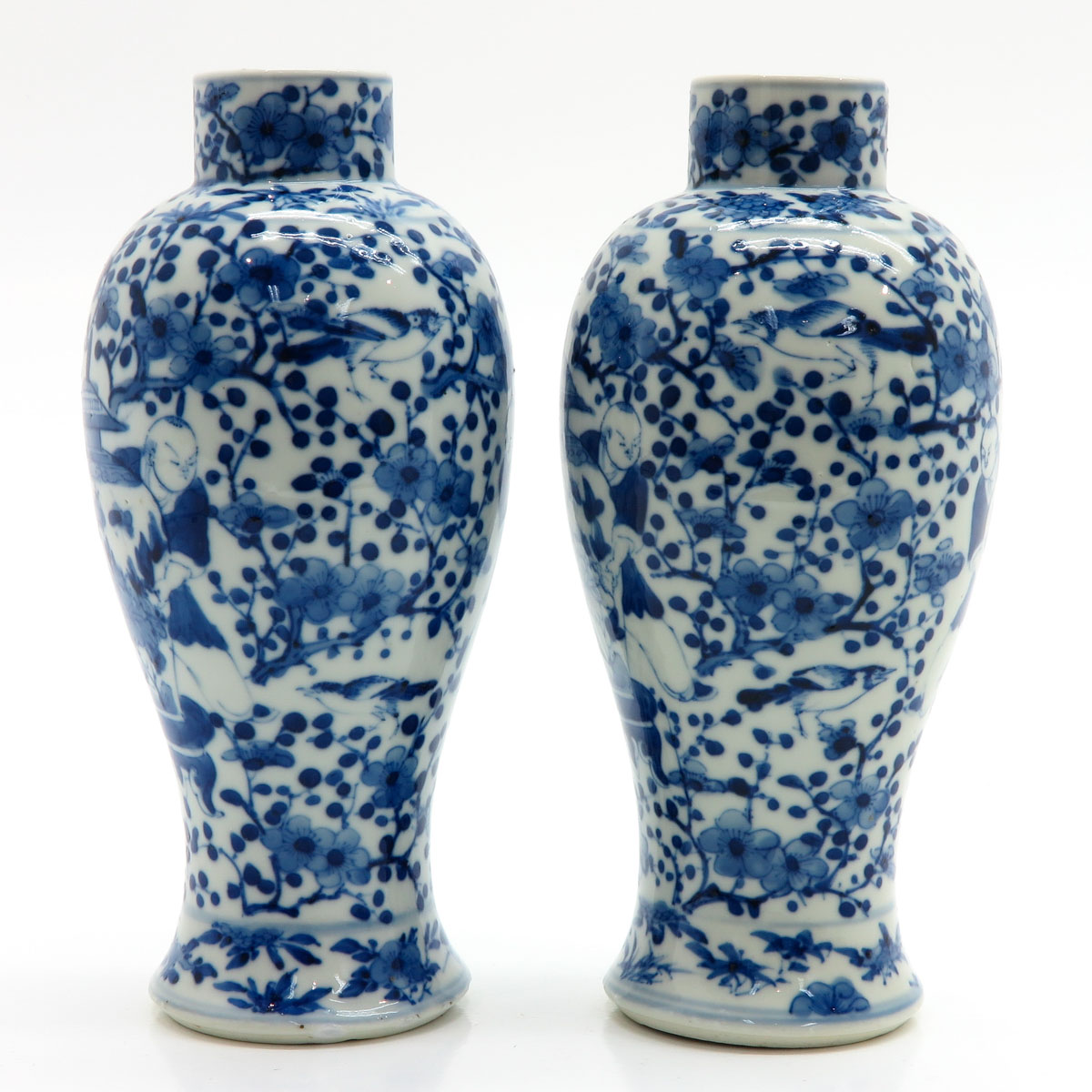 Lot of 2 China Porcelain Vases - Image 2 of 6