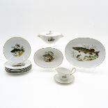 West German Porcelain Fish Service