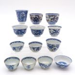 Lot of 13 China Porcelain Cups