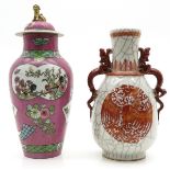 Vase and Lidded Vase