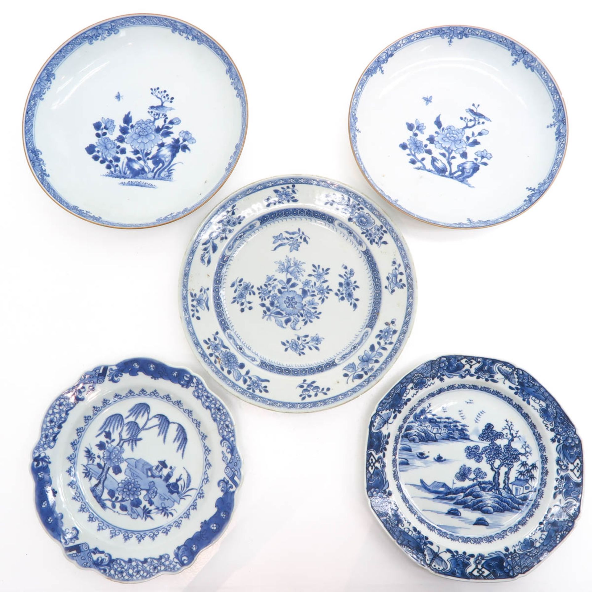 Lot of 16 18th Century China Porcelain Plates - Bild 5 aus 8