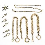 Lot of Watch Chains and Watch Keys