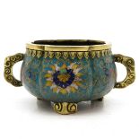 Chinese Cloisonné Censer