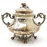 Silver Sugar Pot