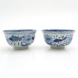 Lot of 2 China Porcelain Bowls