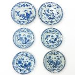 Lot of 6 18th Century China Porcelain Plates