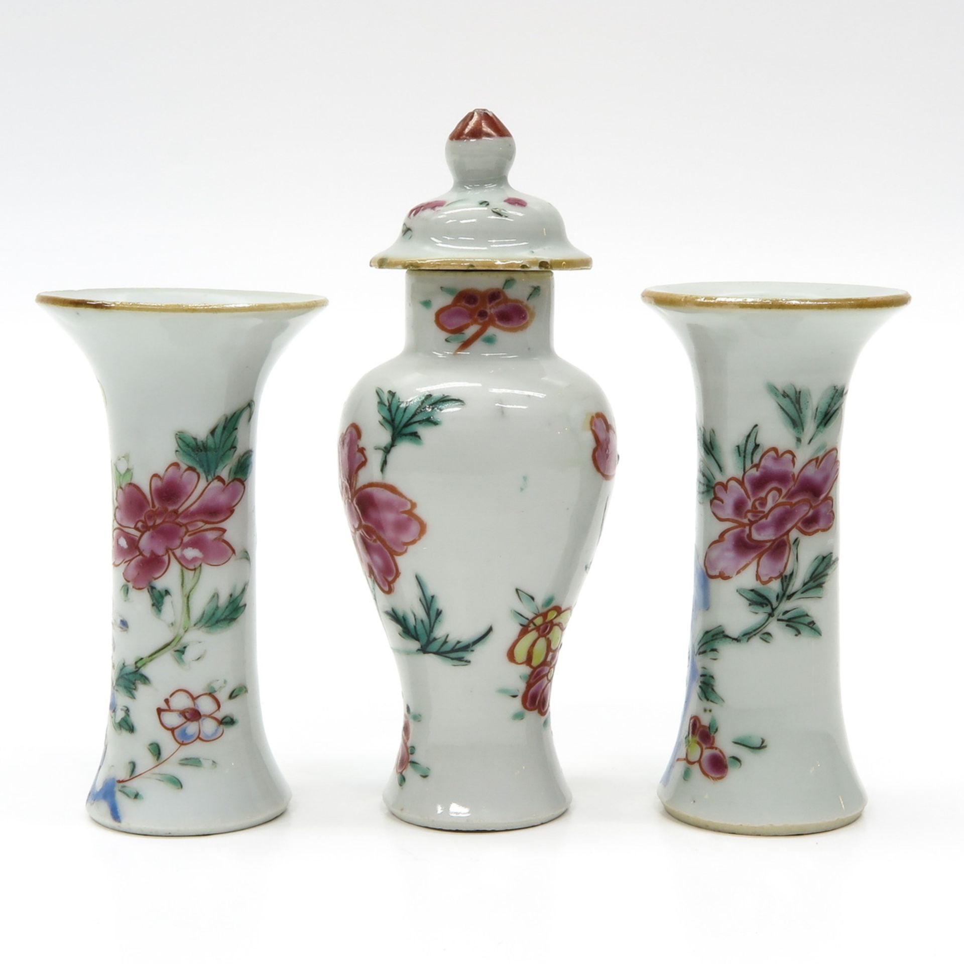 Lot of 3 Miniature Vases - Image 2 of 6