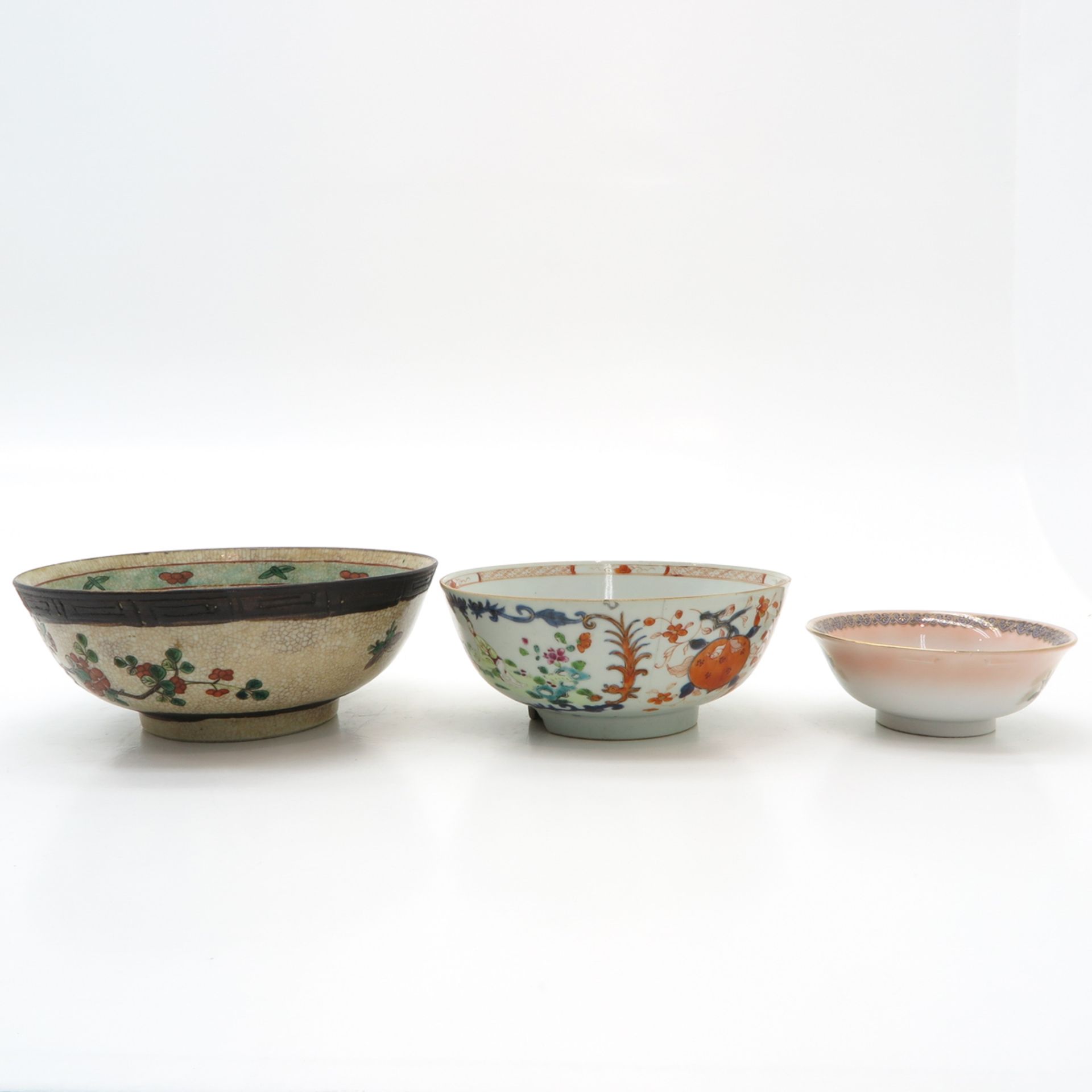 Lot of 3 Bowls - Image 4 of 6
