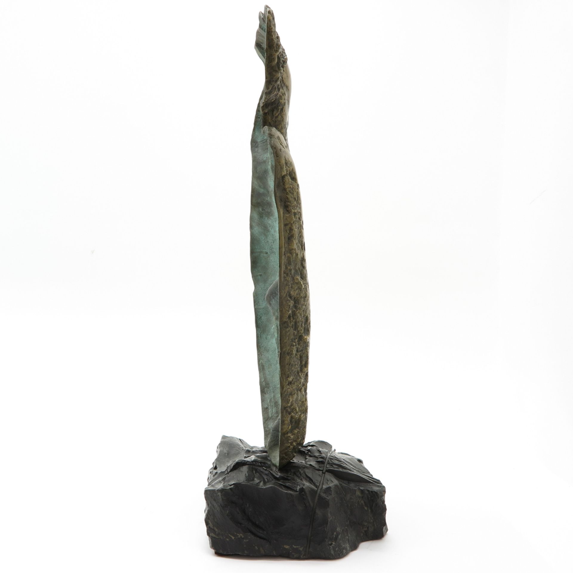 Signed Ablliofebra '98 Bronze Sculpture - Bild 4 aus 5