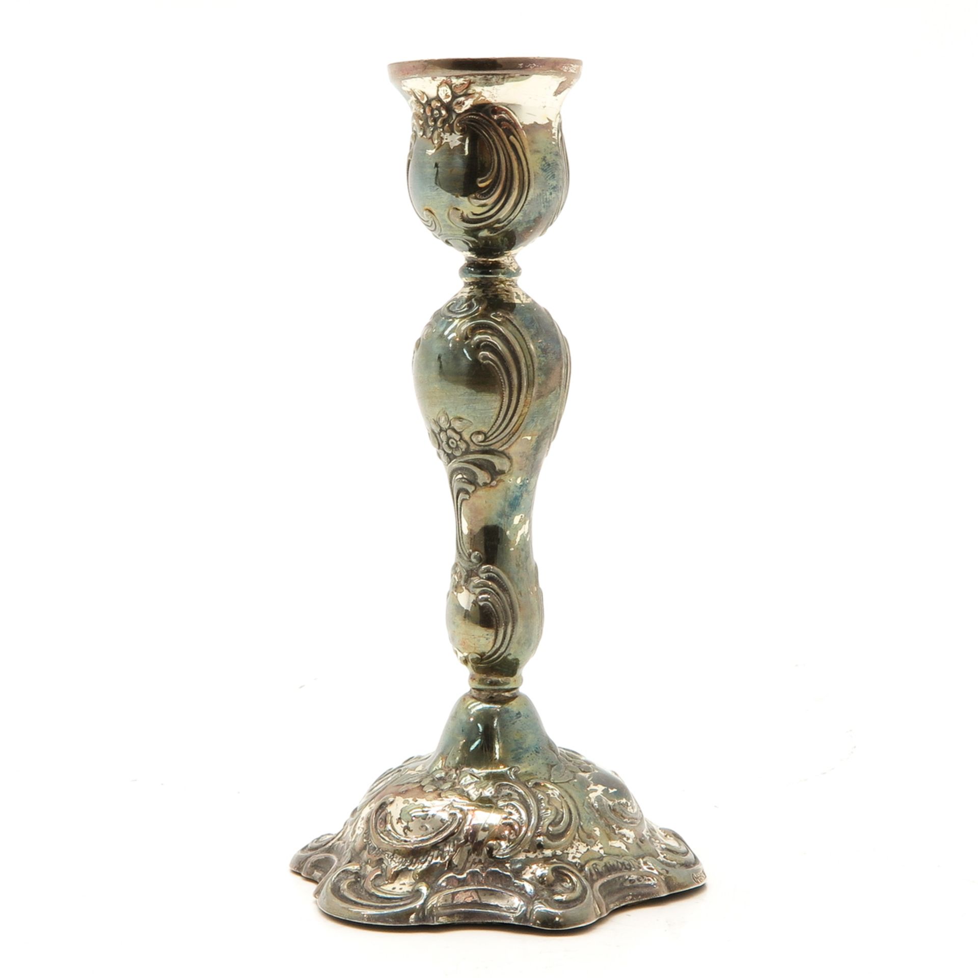 German Silver Candlestick - Bild 3 aus 6