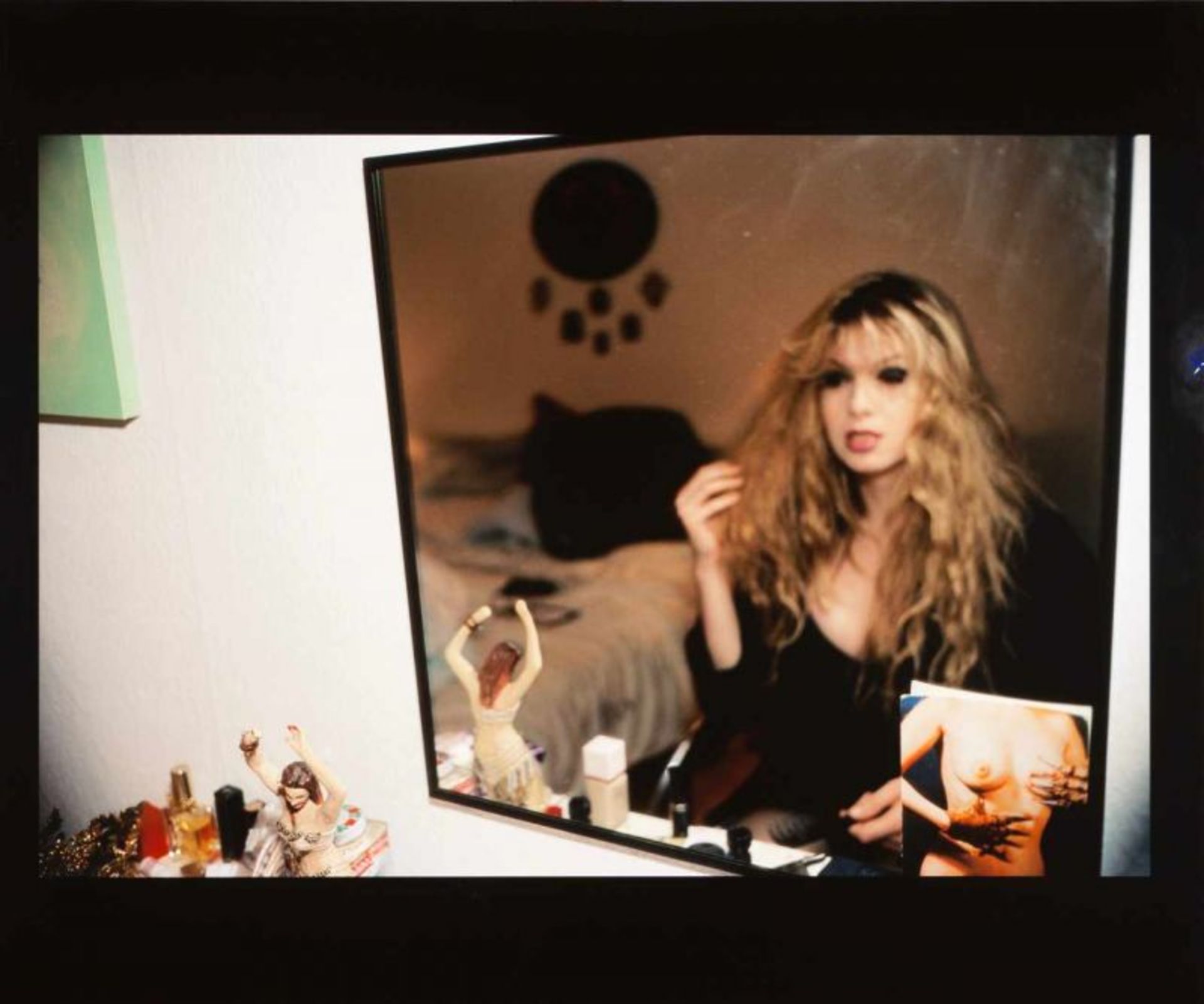 Nan Goldin (b. 1953) "Joey in my mirror, Berlin 1992 / Joey in my vanity mirror, NYC 1999" Diptych - Image 2 of 2