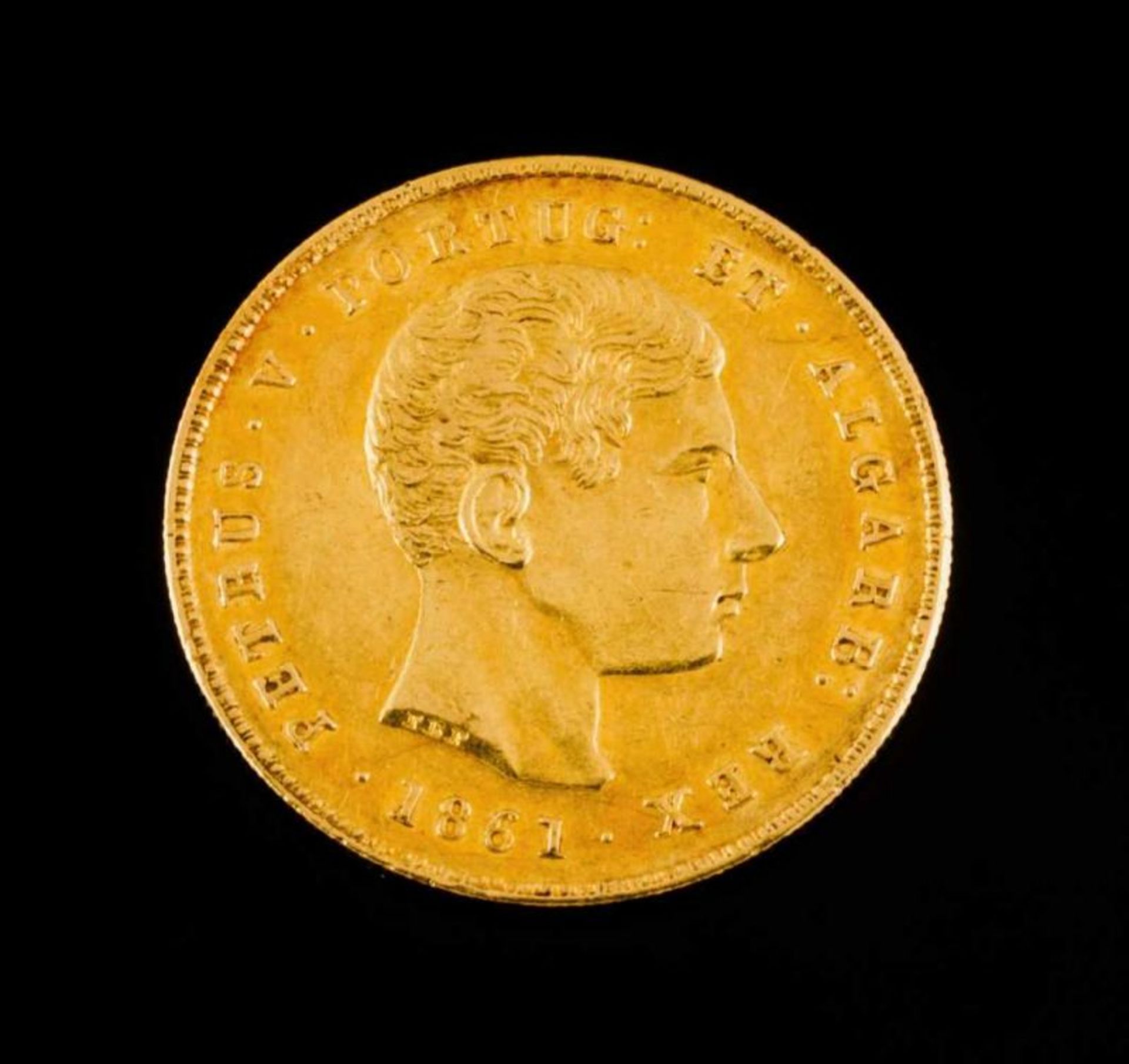 Gold D. Pedro V, King of Portugal 1861 8,86 g