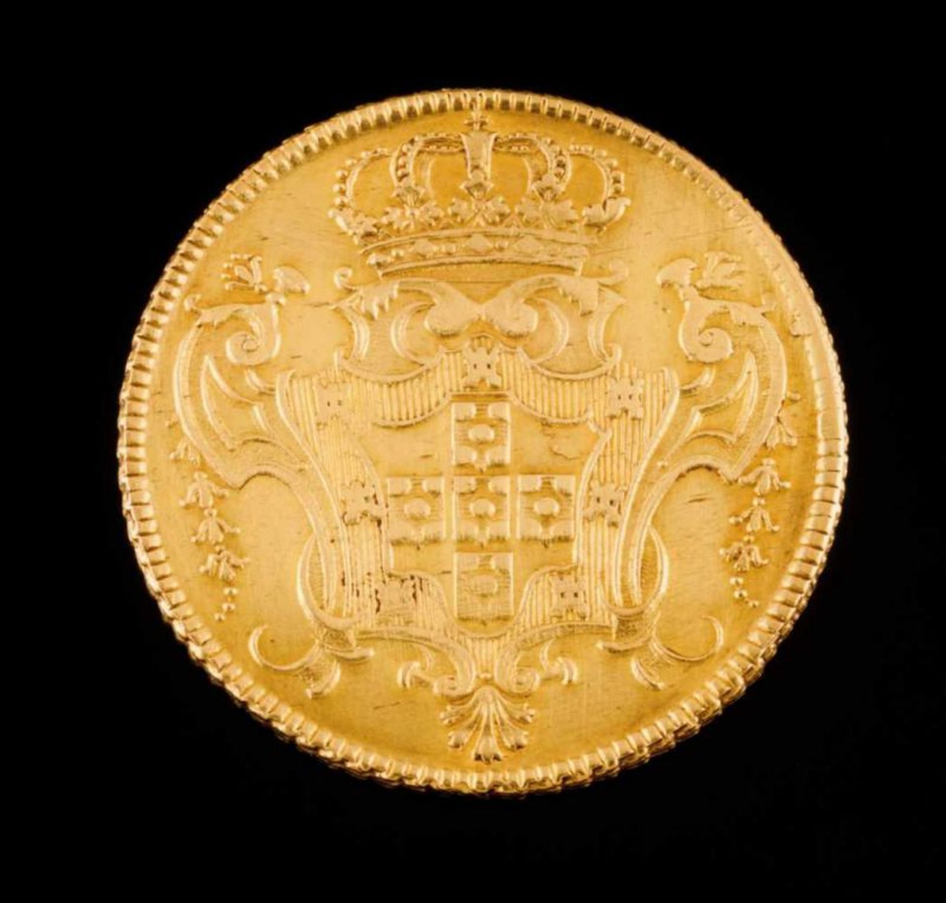 Gold D. João V, King of Portugal 1732 29 g - Bild 2 aus 2