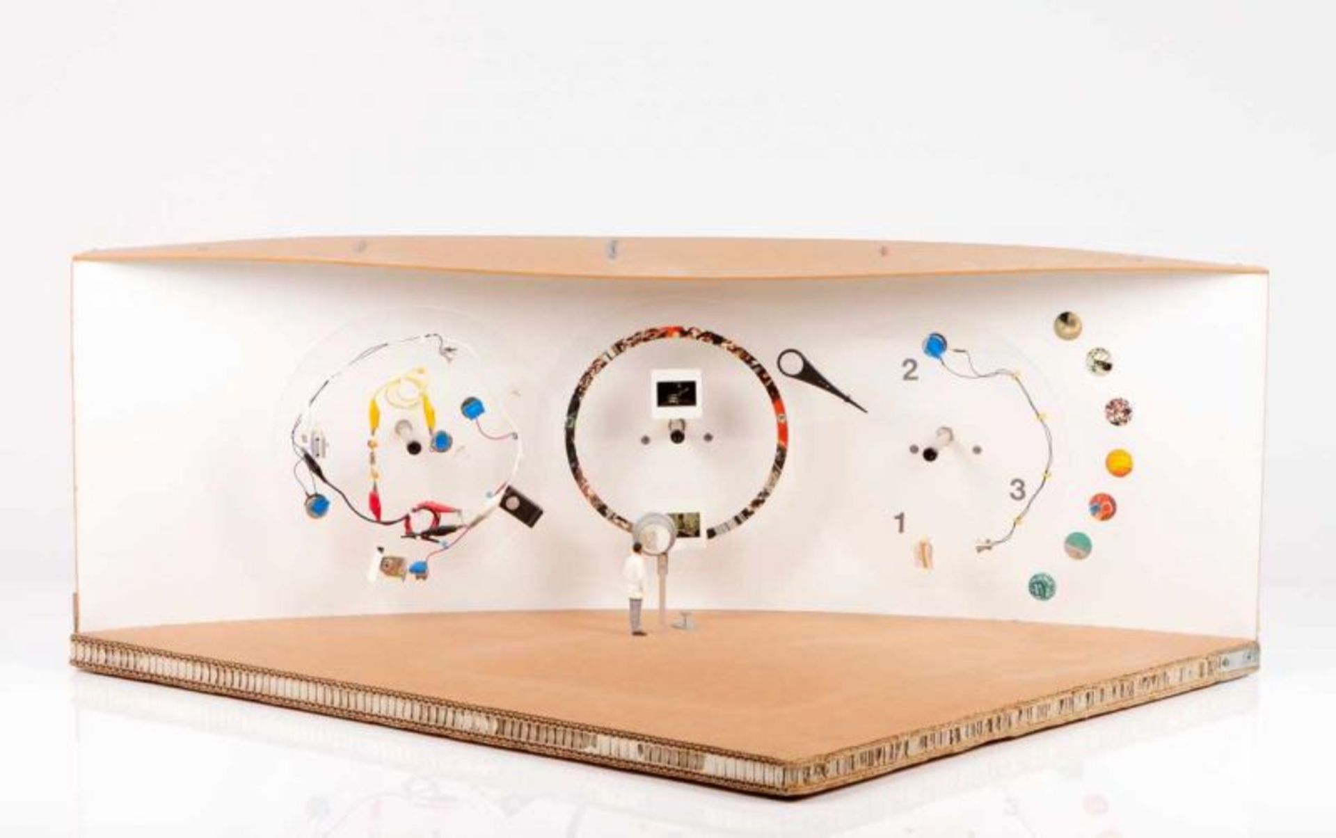 Miguel Palma (b.1964) "Maqueta da Fundação Champalimaud (esc. 1:25)", 2010 Cardboard, wood,