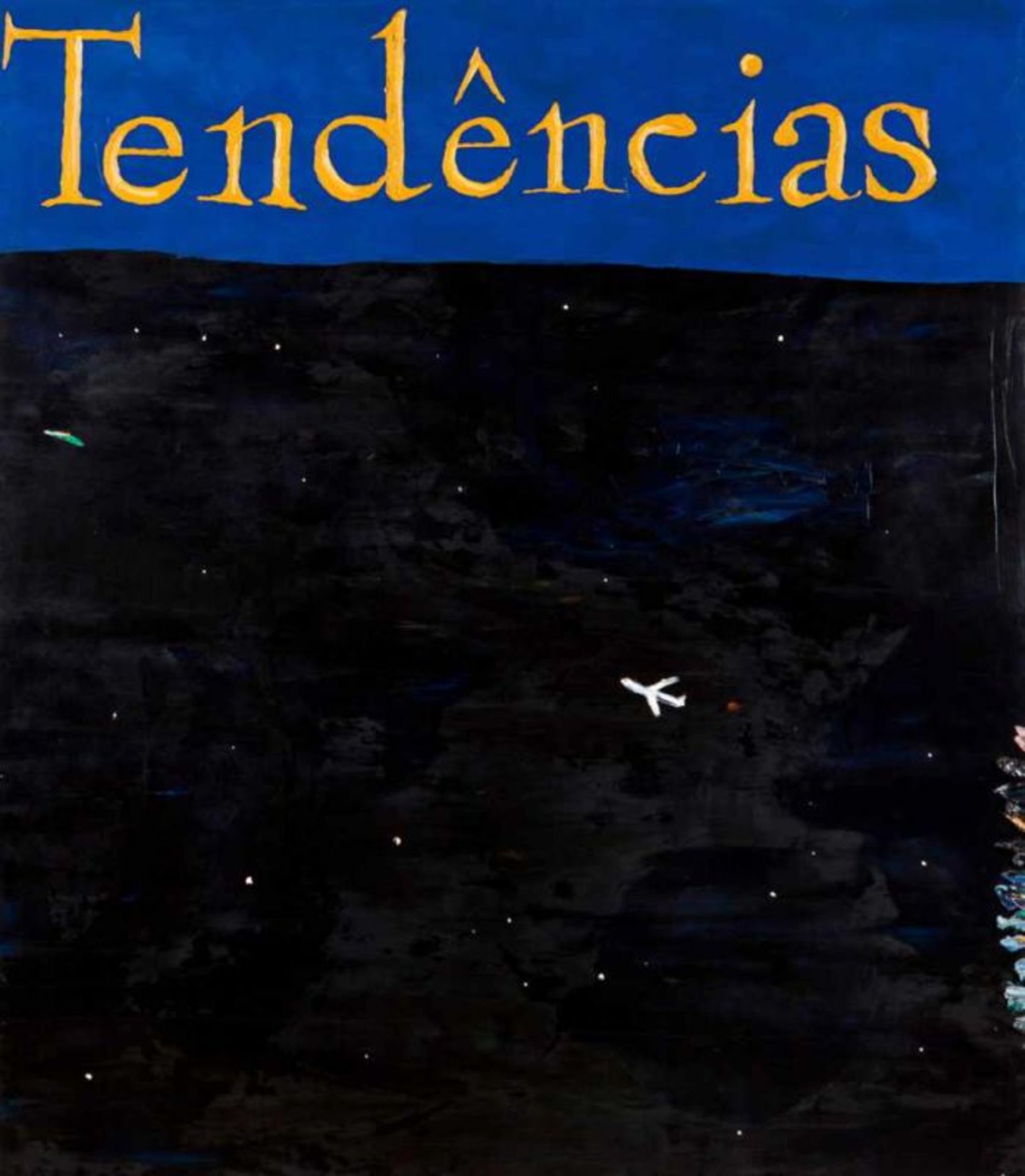 José Batista Marques (b.1975) "Tendências" Oil on canvas Signed and dated 2002 on the back 160x140