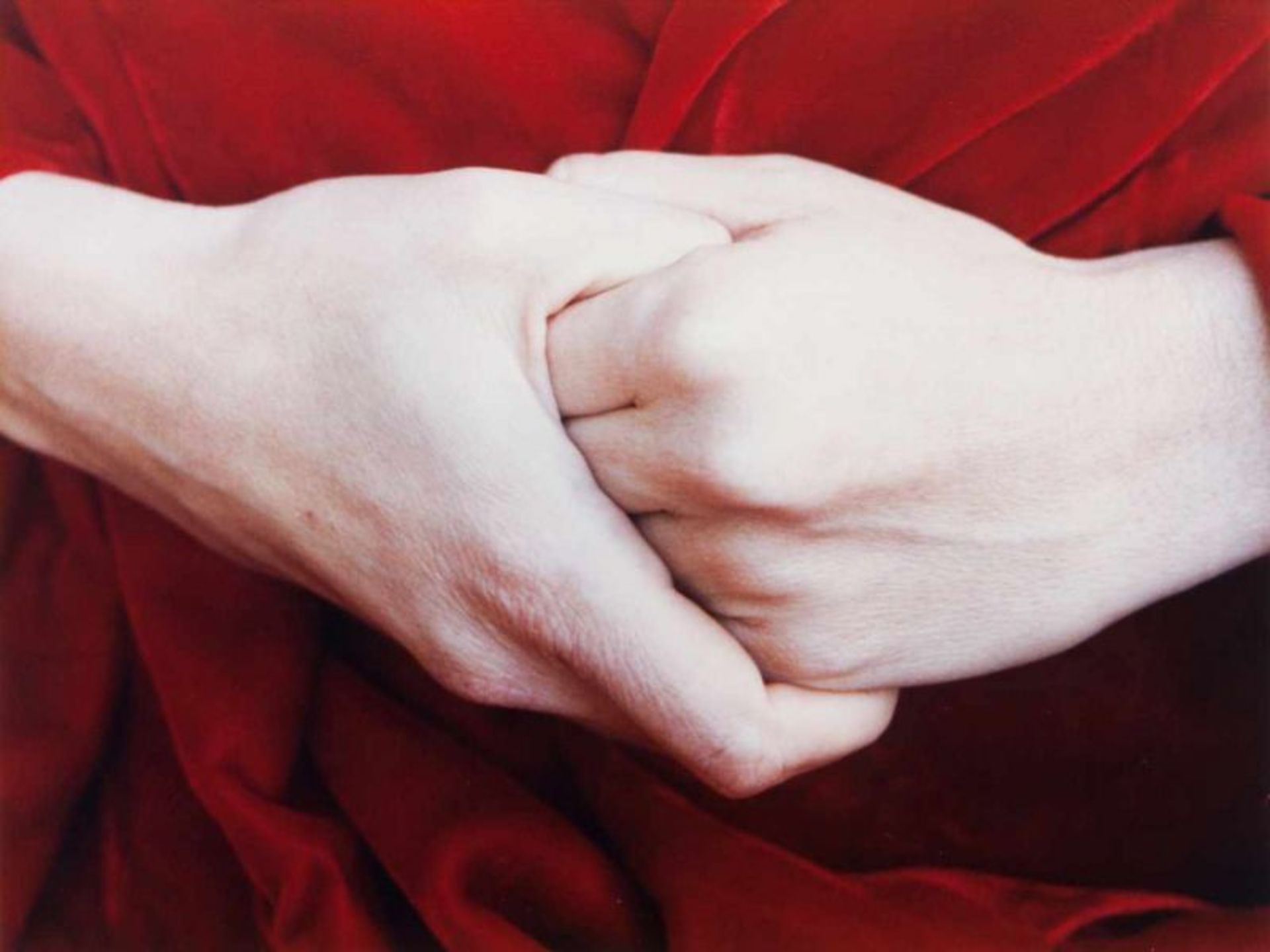 Valeska Soares (b.1957) "Grasp" Pigment print Signed, dated 2004 and numbered 2/2 on the back