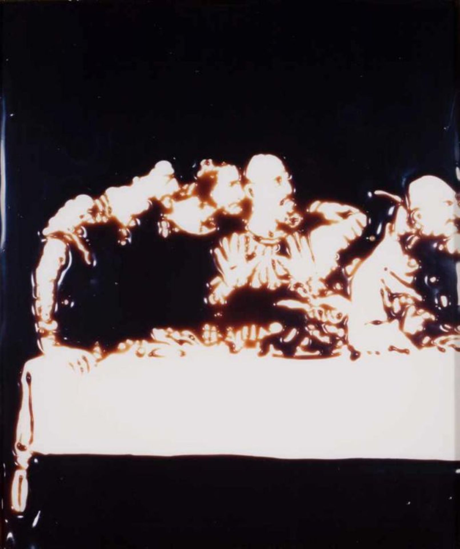 Vik Muniz (b.1961) "Milão (última Ceia)", 1998 Triptych From "Pictures of Chocolate" Cibachrome - Image 2 of 4