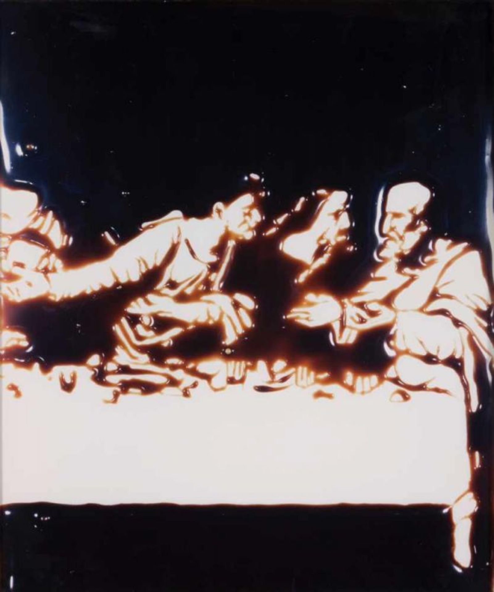 Vik Muniz (b.1961) "Milão (última Ceia)", 1998 Triptych From "Pictures of Chocolate" Cibachrome - Image 4 of 4