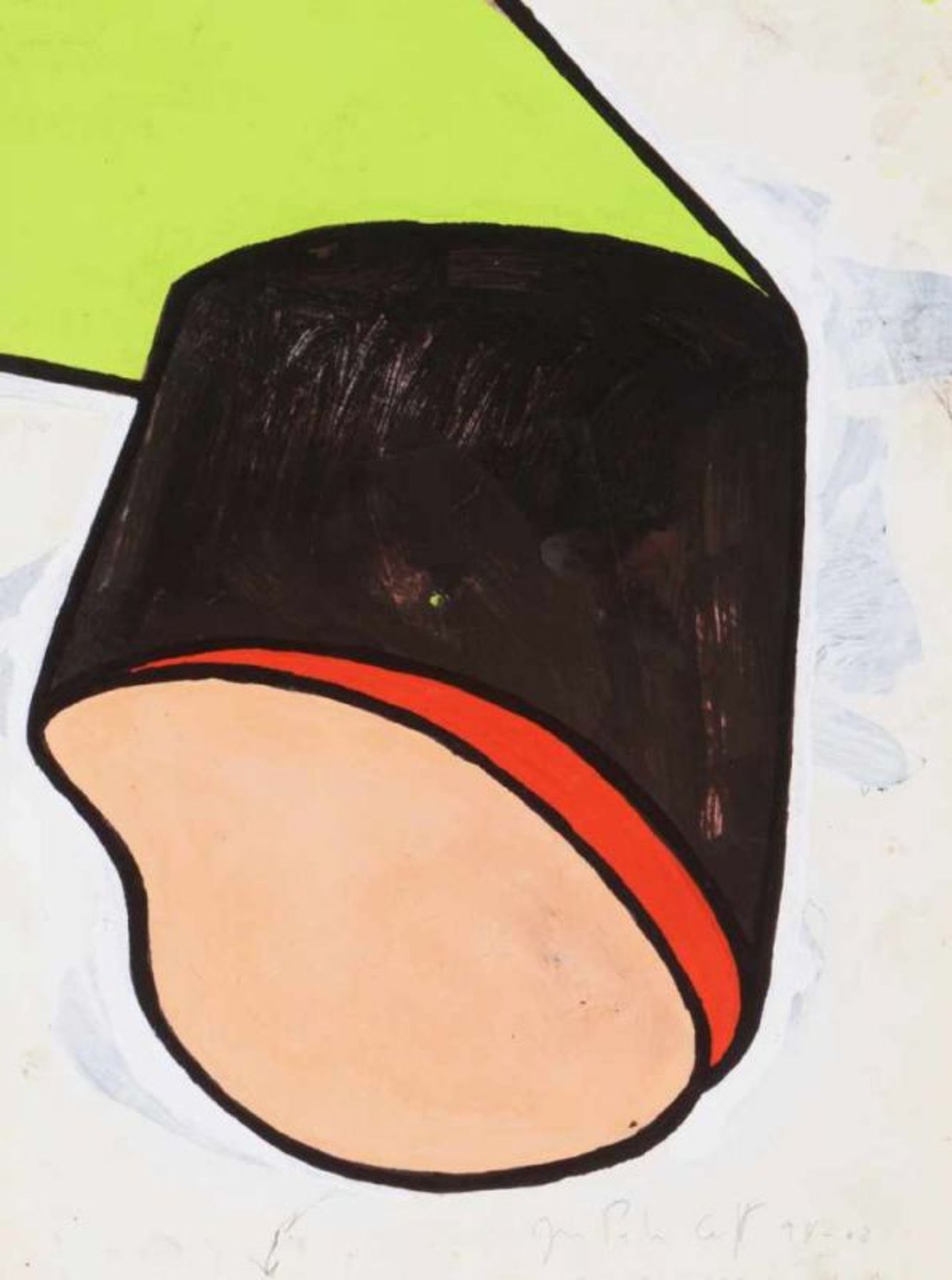 José Pedro Croft (b.1957) Untitled Gouache on paper Signed and dated 98-02 27,5x21 cm