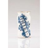 A Pharmacy beaker Portuguese faience Blue decoration with inscription "P. Mirt" First half of the